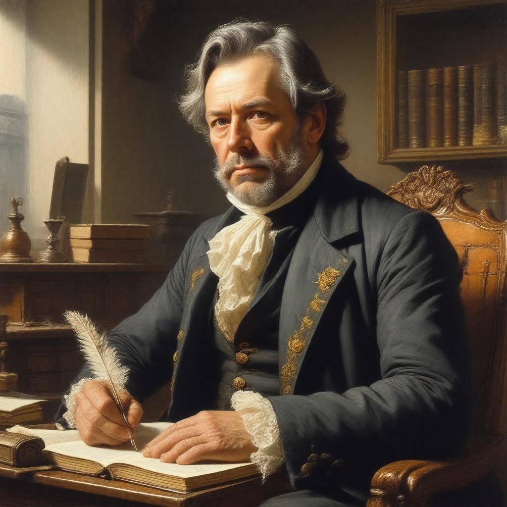 AI-created image of Walter Scott (father)