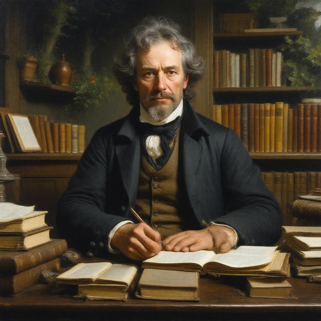 AI-created image of Walter Scott (son)