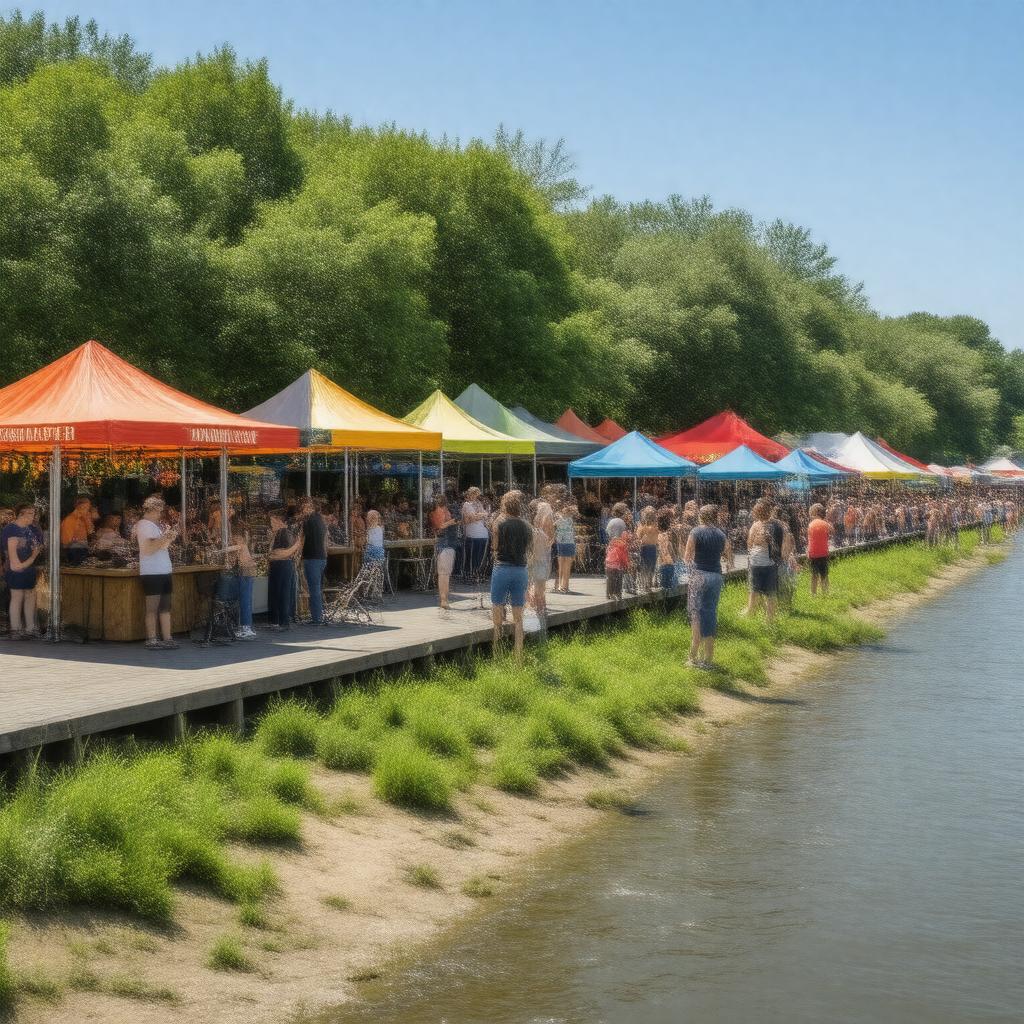 AI-created image of Waltham Riverfest