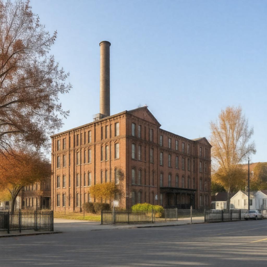 Click to view larger image AI-created image of Waltham Watch Company Historic District