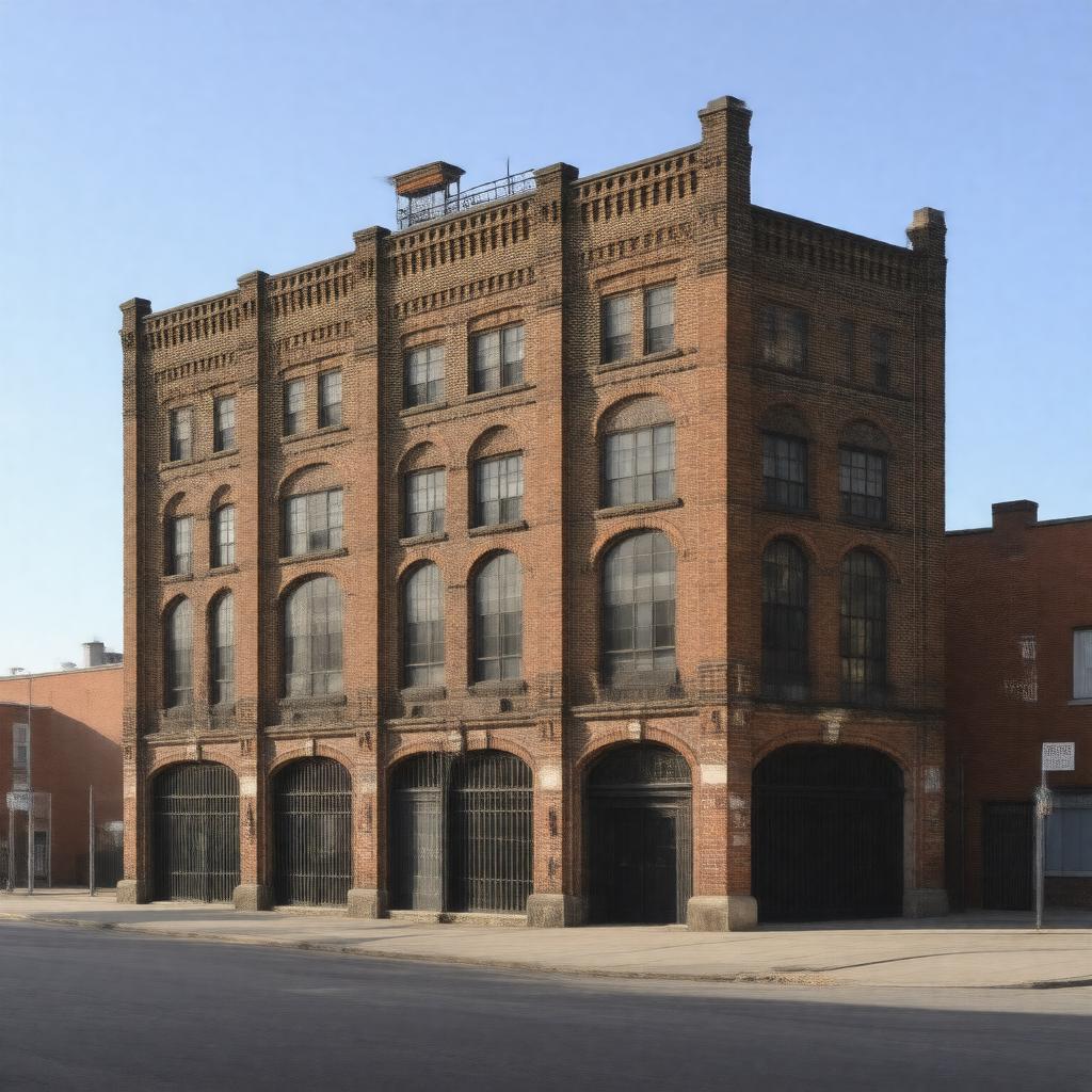 AI-created image of Waltham Watch Company factory