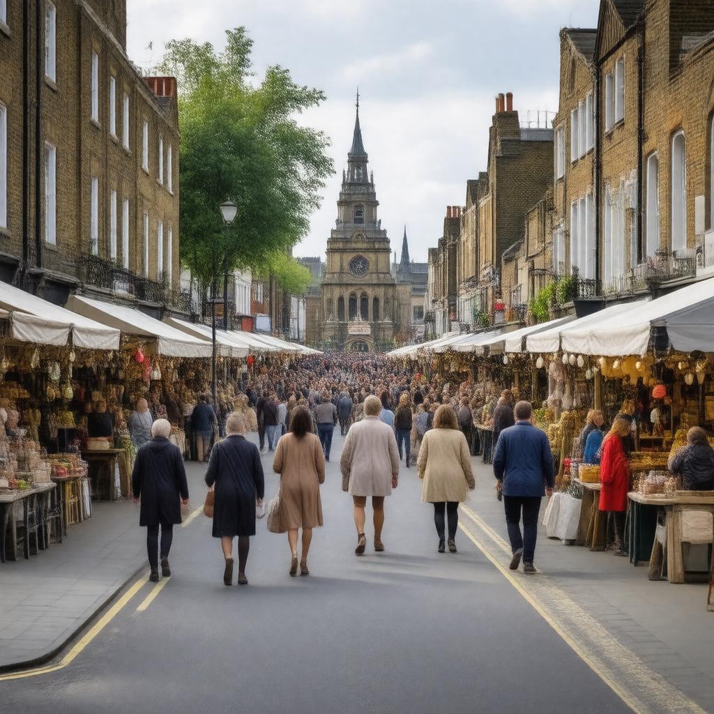 AI-created image of Walthamstow, England