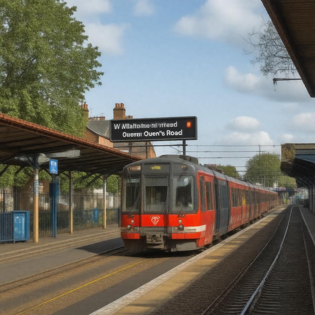 AI-created image of Walthamstow Queen's Road