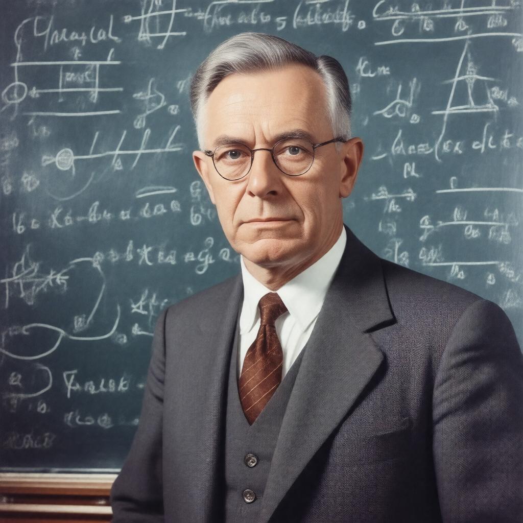 AI-created image of Walther Bothe