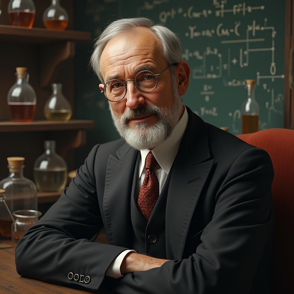 AI-created image of Walther Nernst