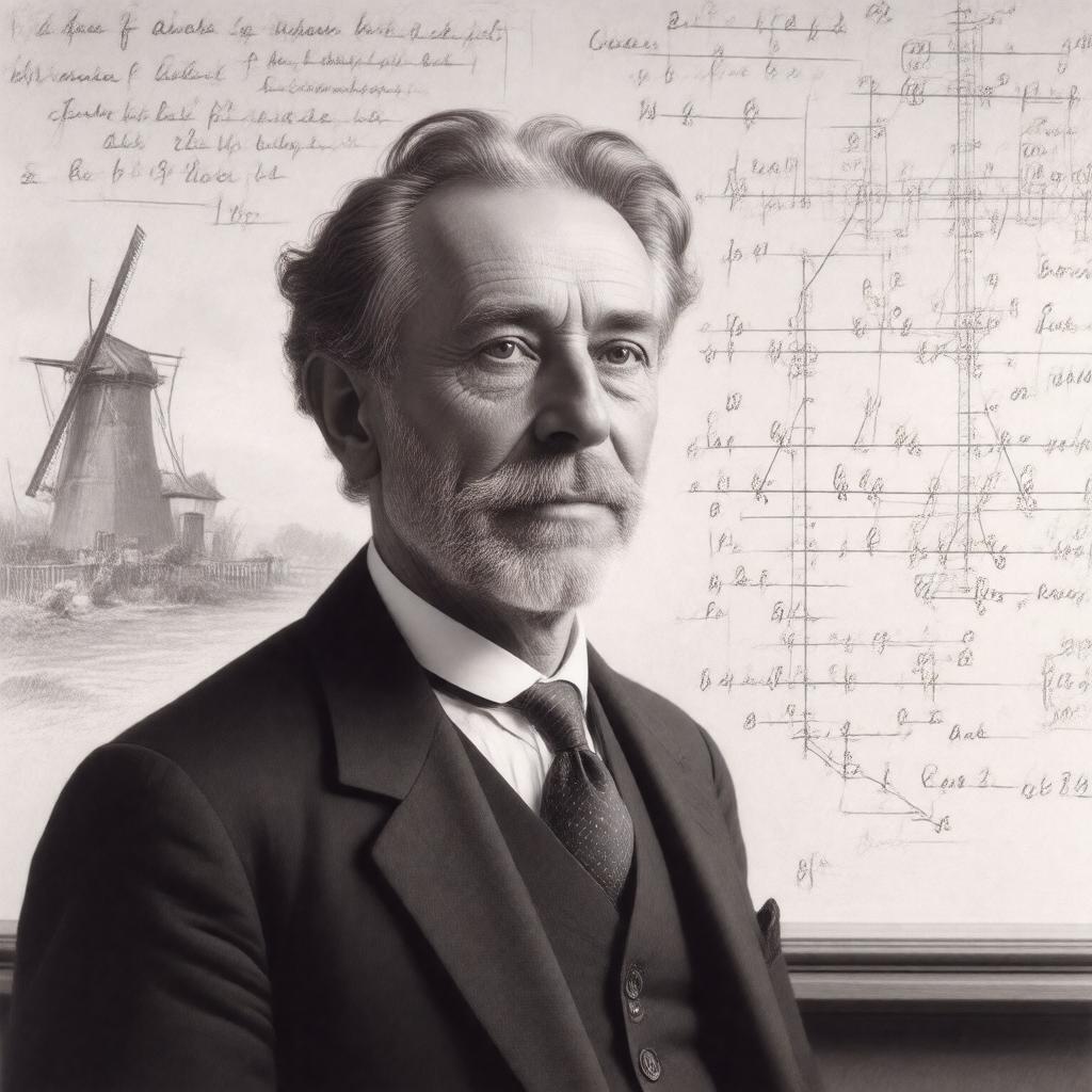 AI-created image of Wander Johannes de Haas