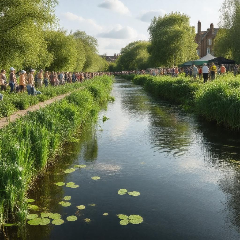 AI-created image of Wandle Restoration Project
