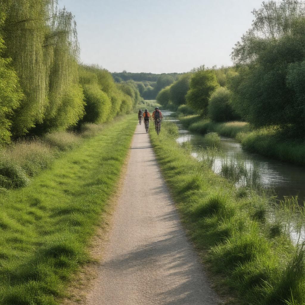 AI-created image of Wandle Trail