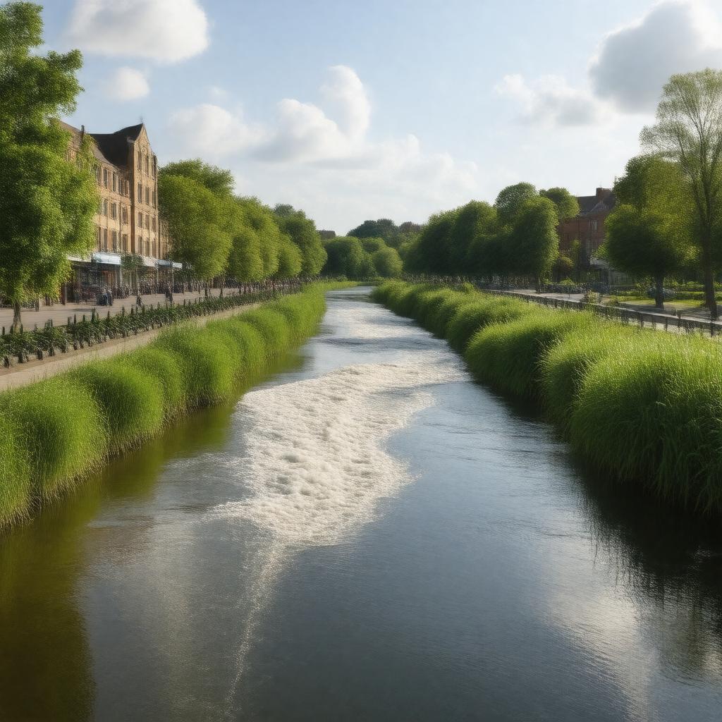 AI-created image of Wandsworth, London, England