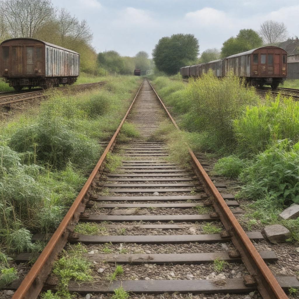 AI-created image of Wanstead Park Sidings