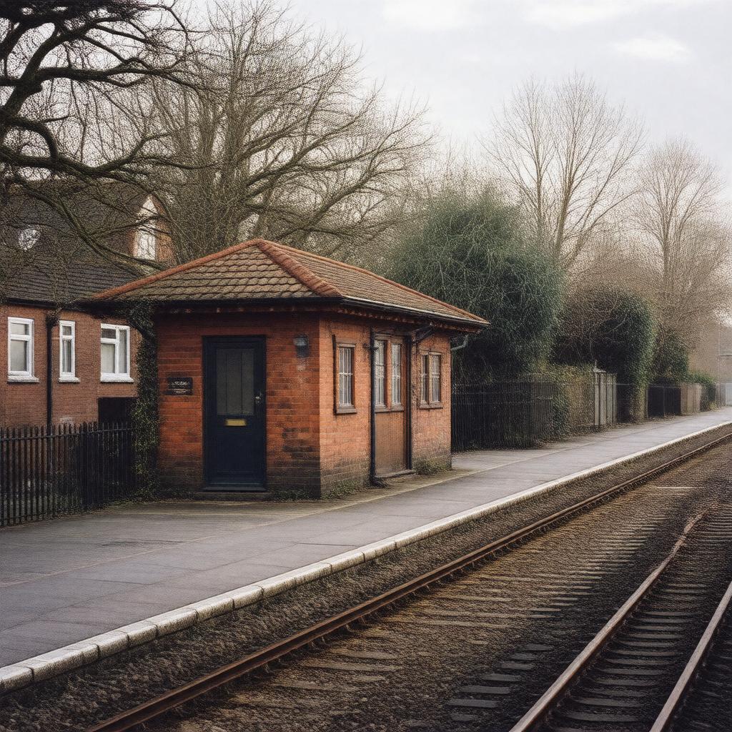 AI-created image of Wanstead Park railway station