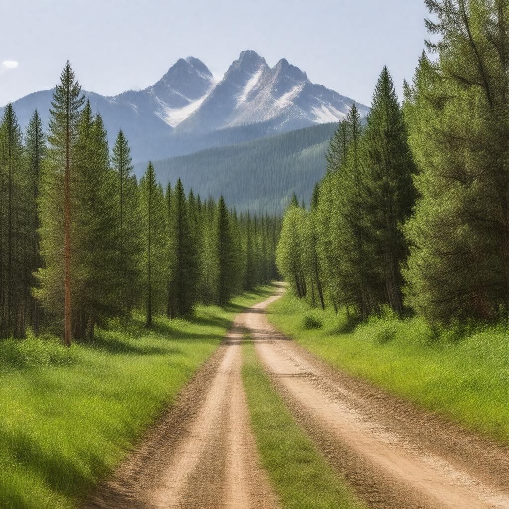 AI-created image of Wapiti Ranger District