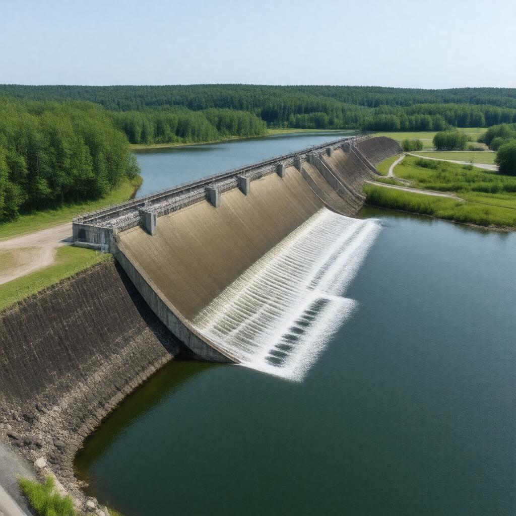 AI-created image of Wappapello Dam