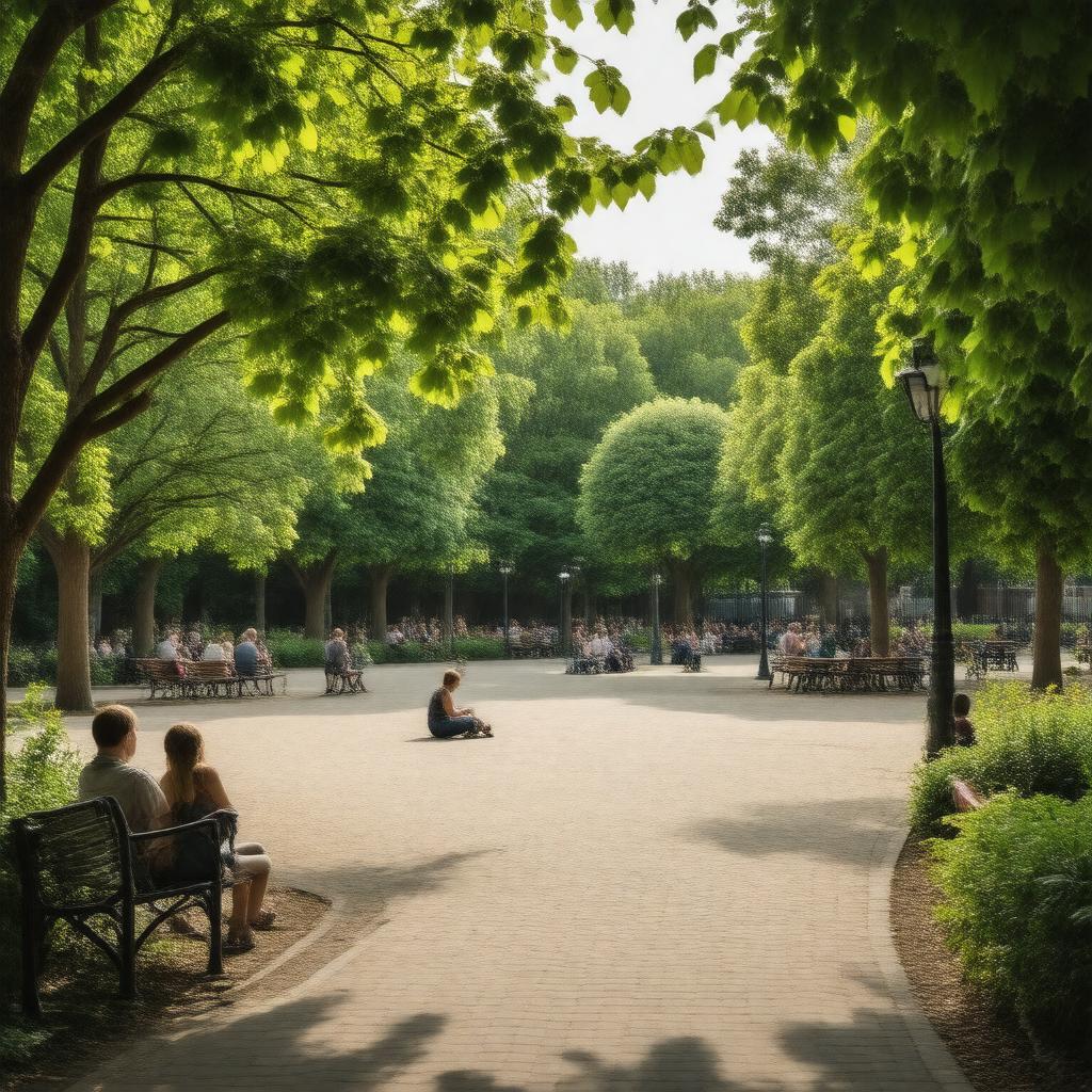 AI-created image of Wapping Gardens