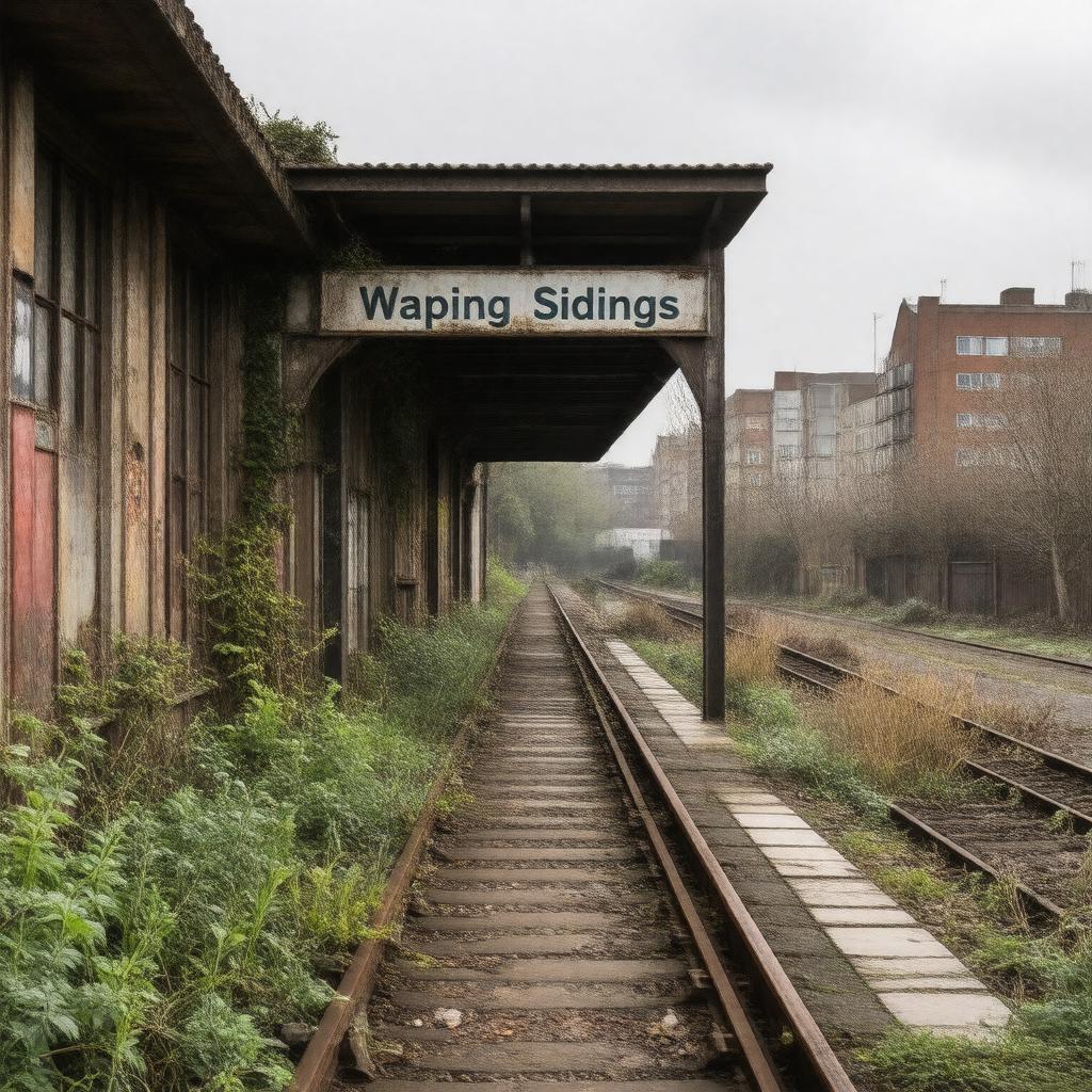 AI-created image of Wapping Sidings