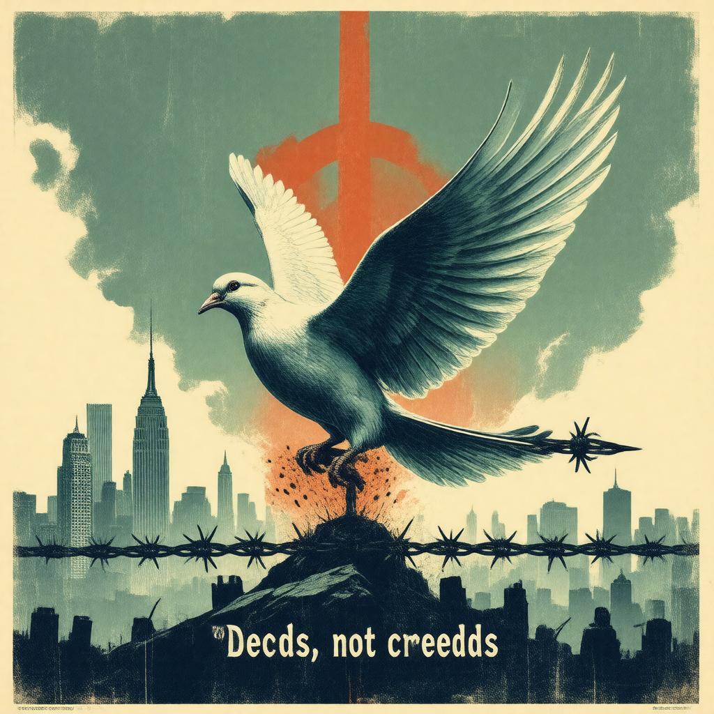 Click to view larger image AI-created image of War Resisters League