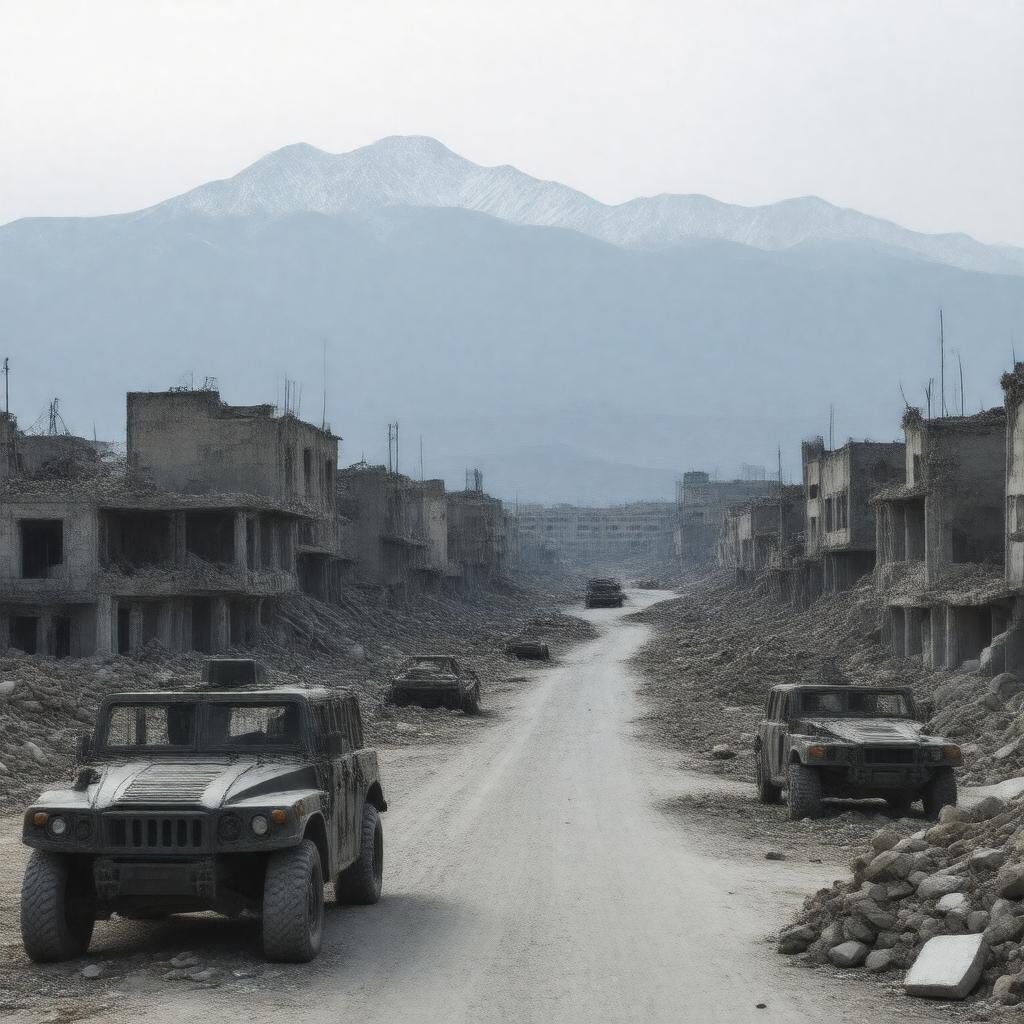 AI-created image of War in Afghanistan