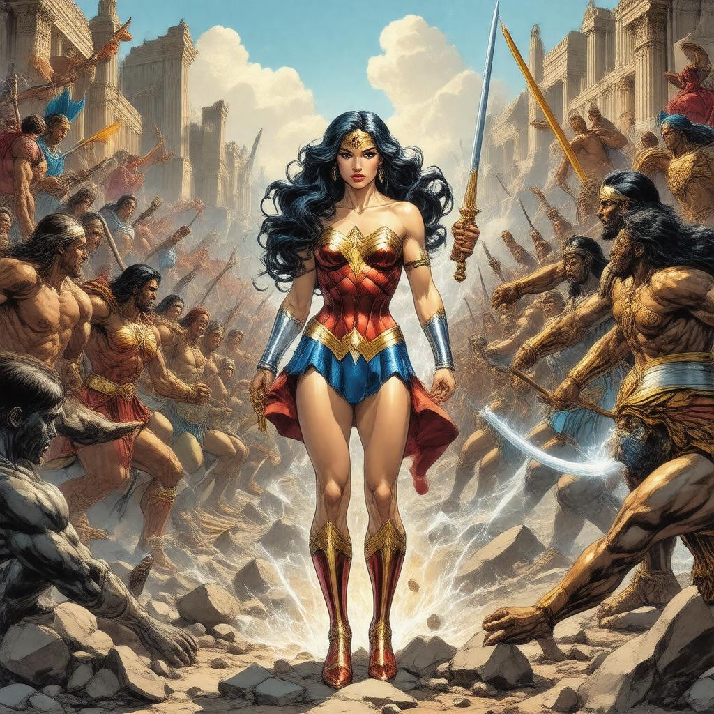 AI-created image of War of the Gods