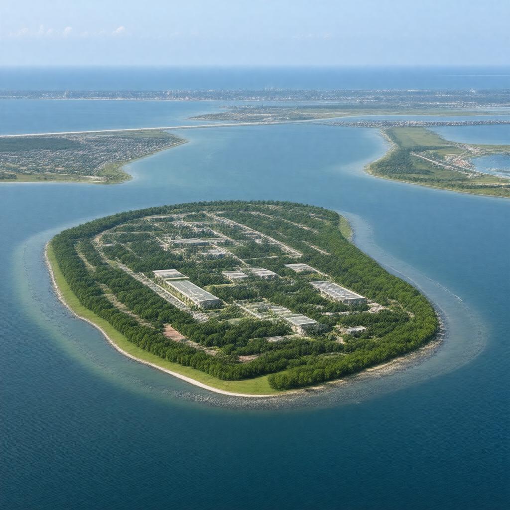 AI-created image of Ward Island