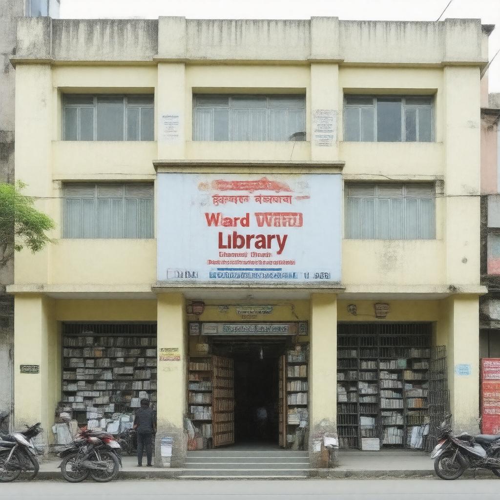 AI-created image of Ward Library