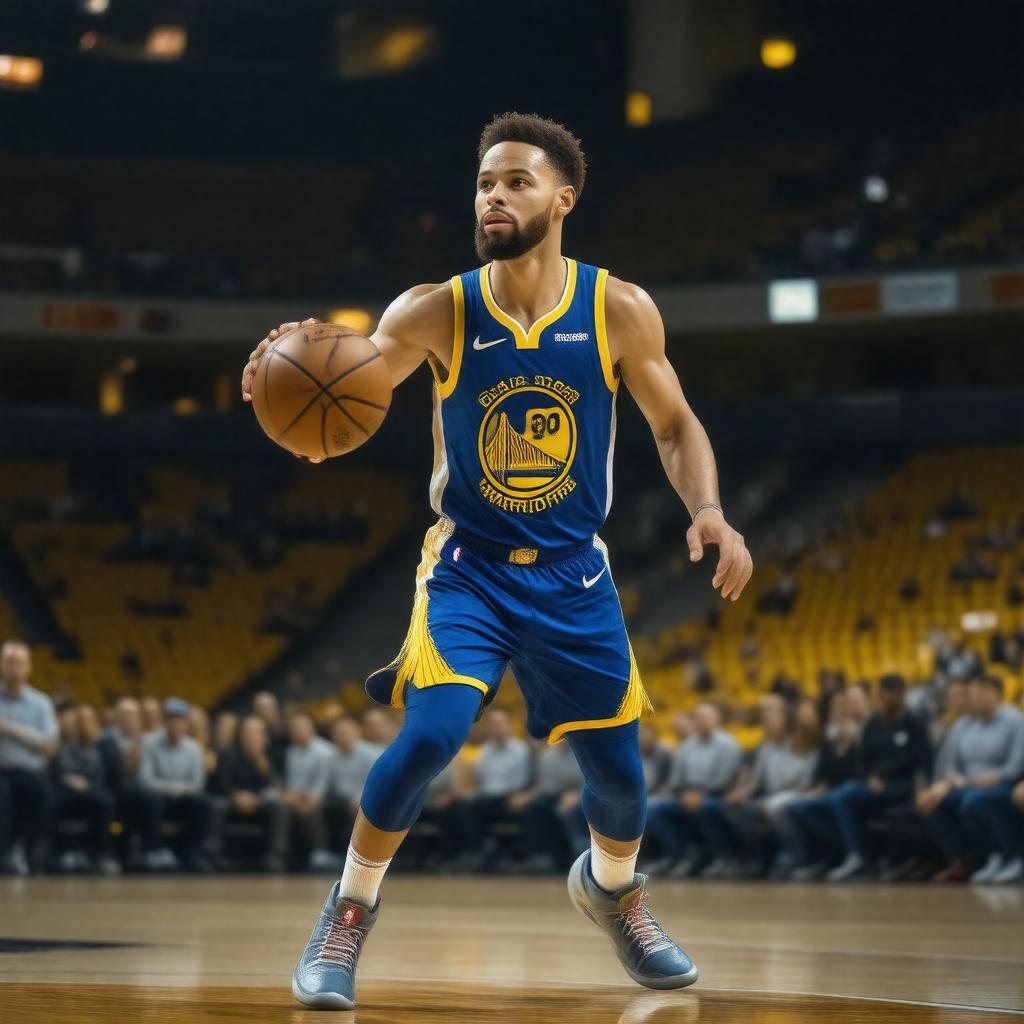 AI-created image of Wardell Stephen Curry II