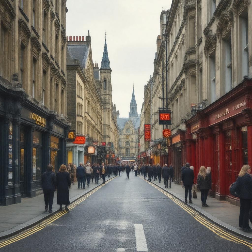 AI-created image of Wardour Street