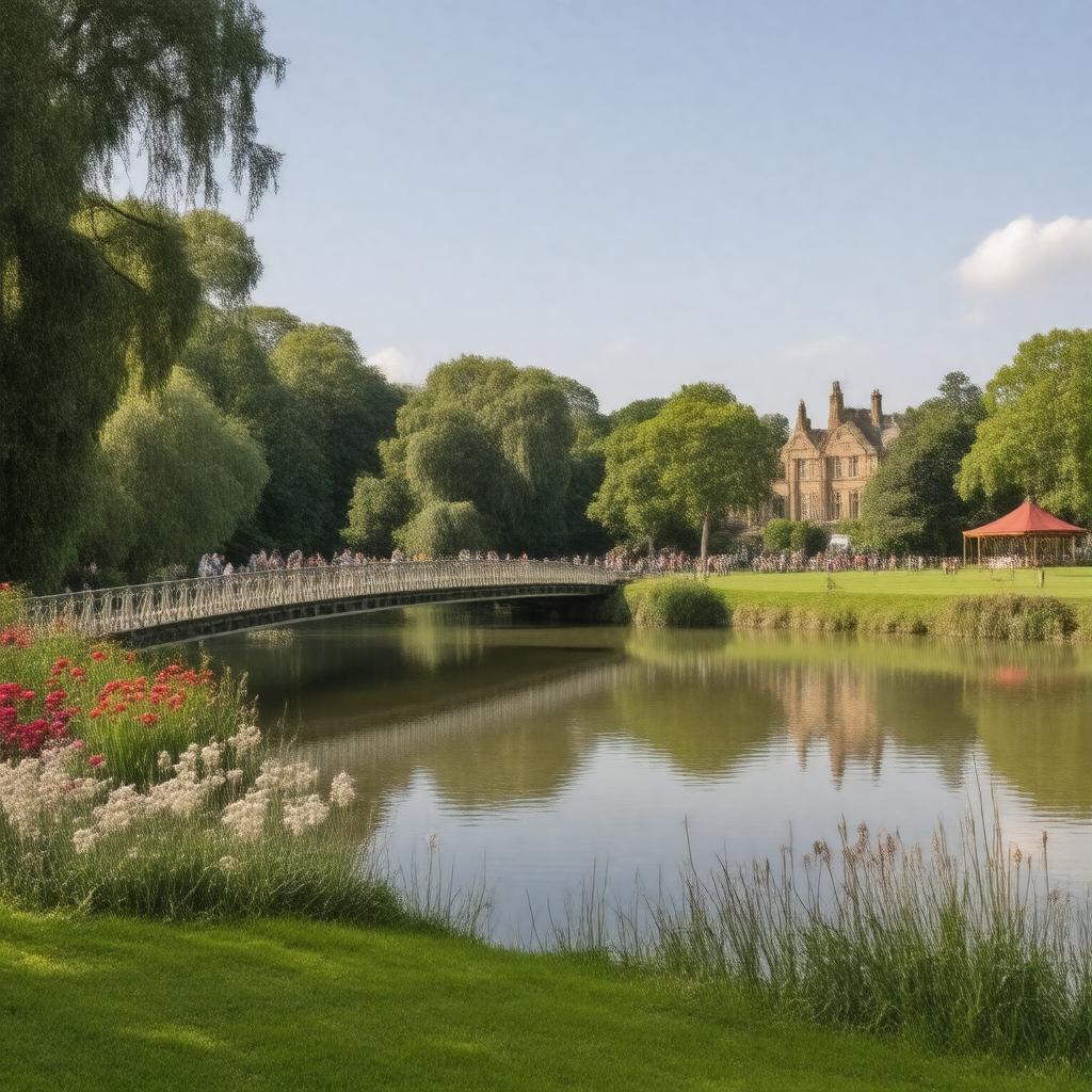 AI-created image of Wardown Park