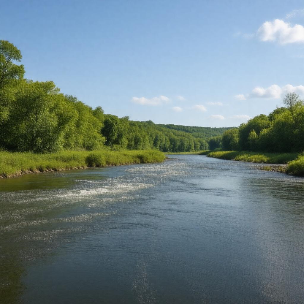 AI-created image of Ware River