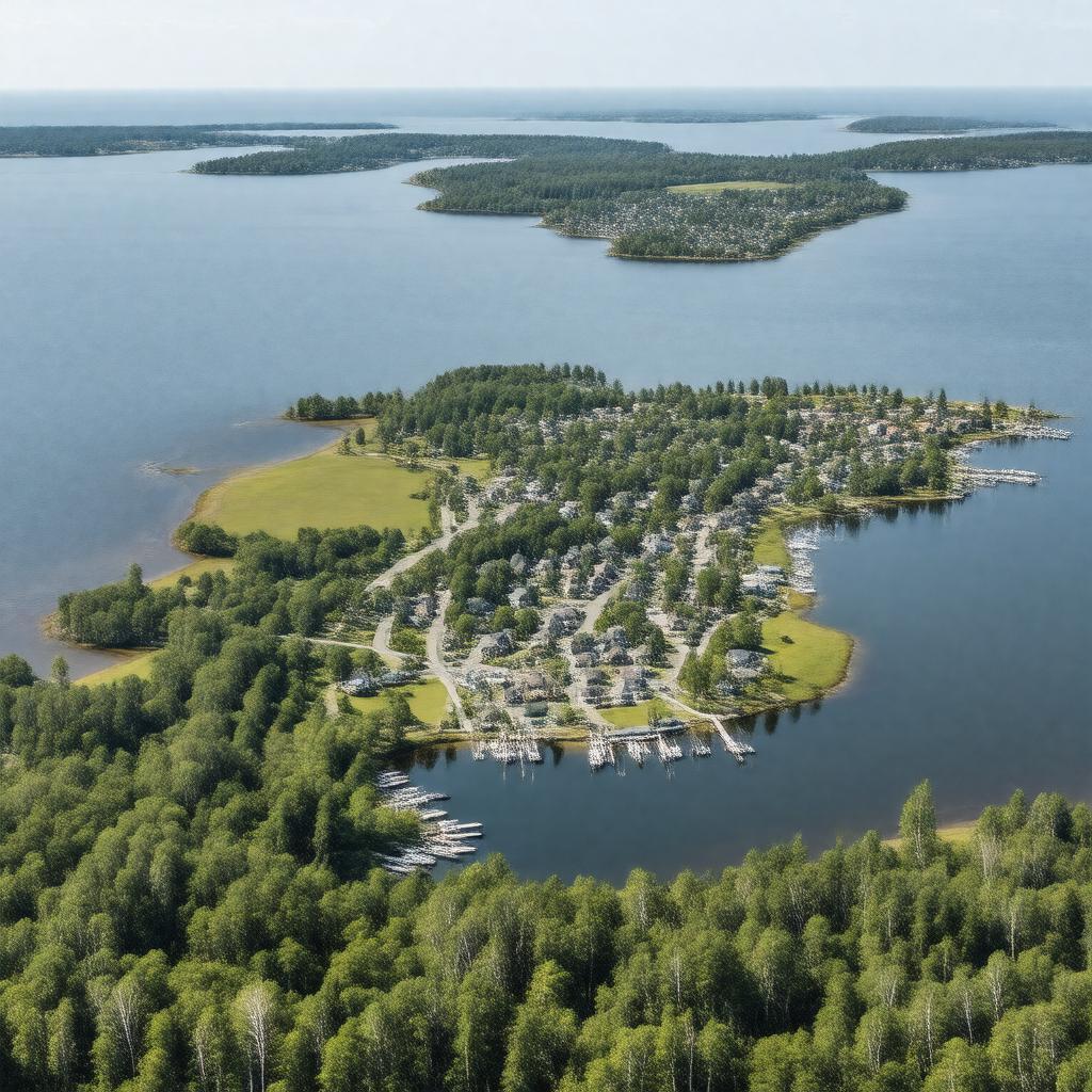 AI-created image of Wareham, Massachusetts, USA