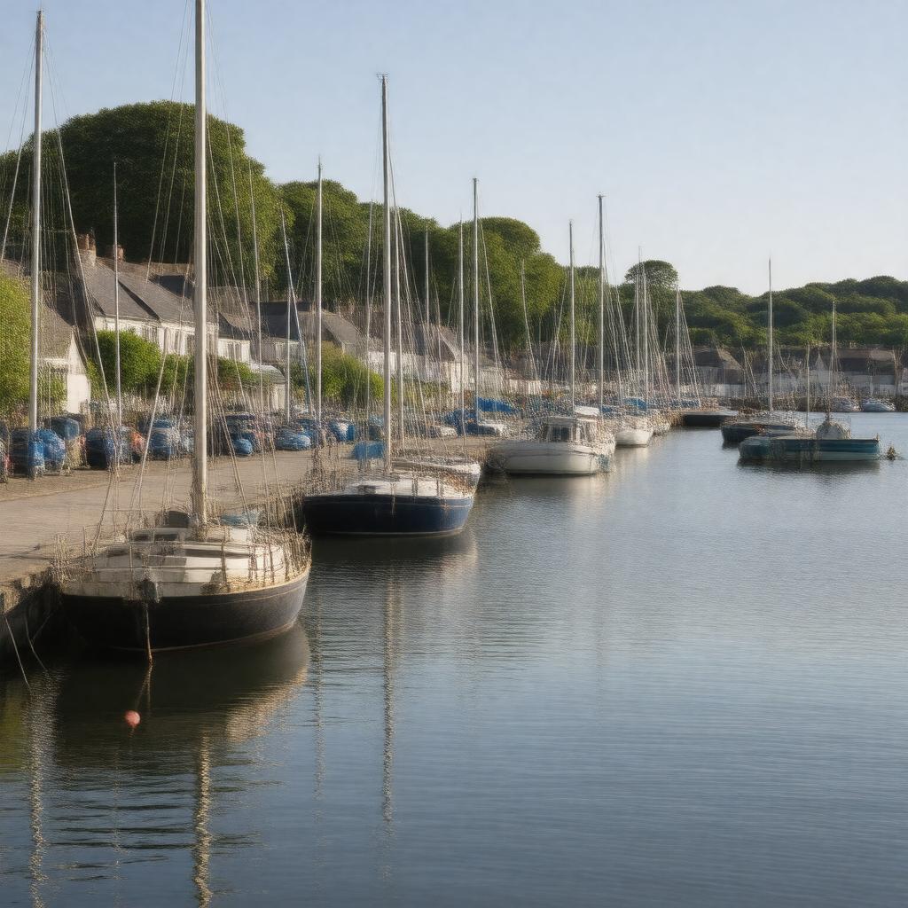 AI-created image of Wareham Quay