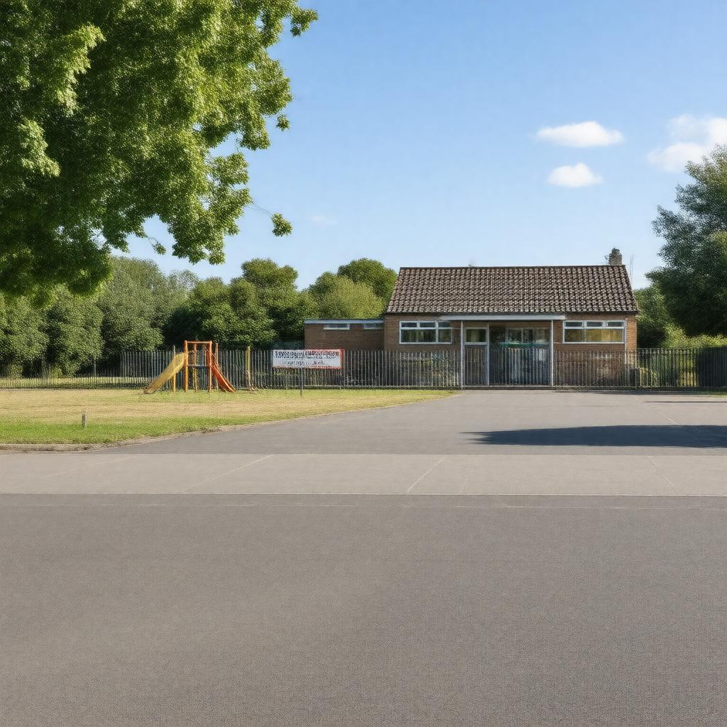 AI-created image of Wareham St Mary Primary School