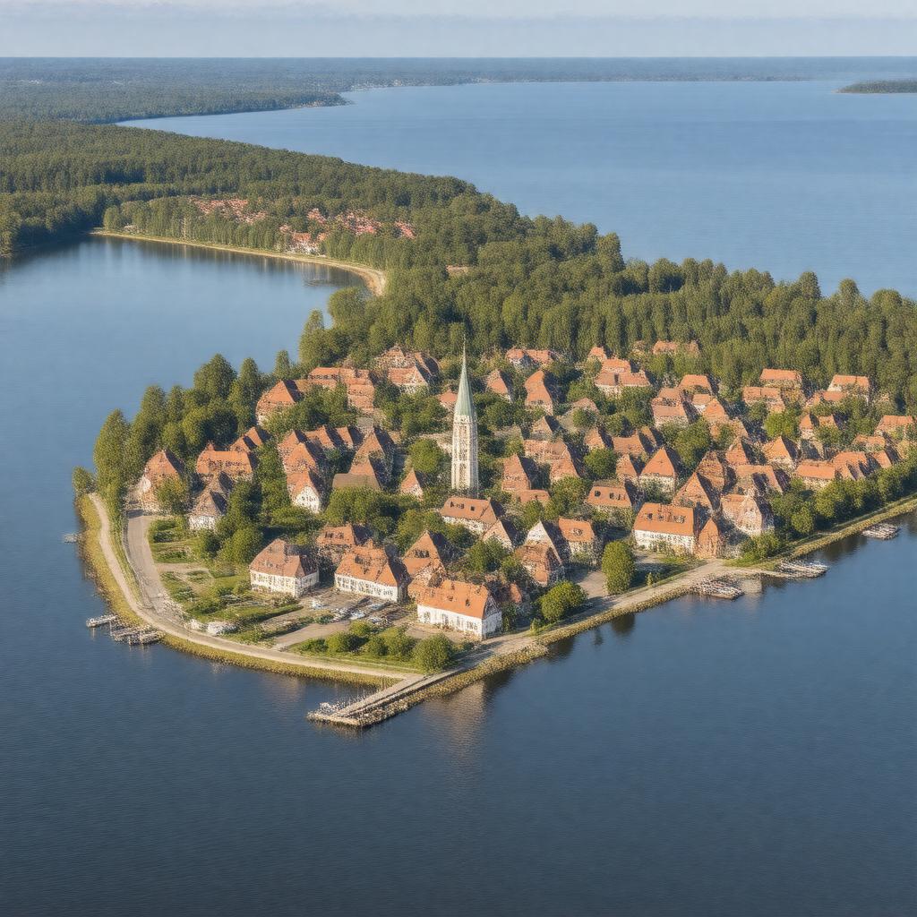 AI-created image of Waren (Müritz)