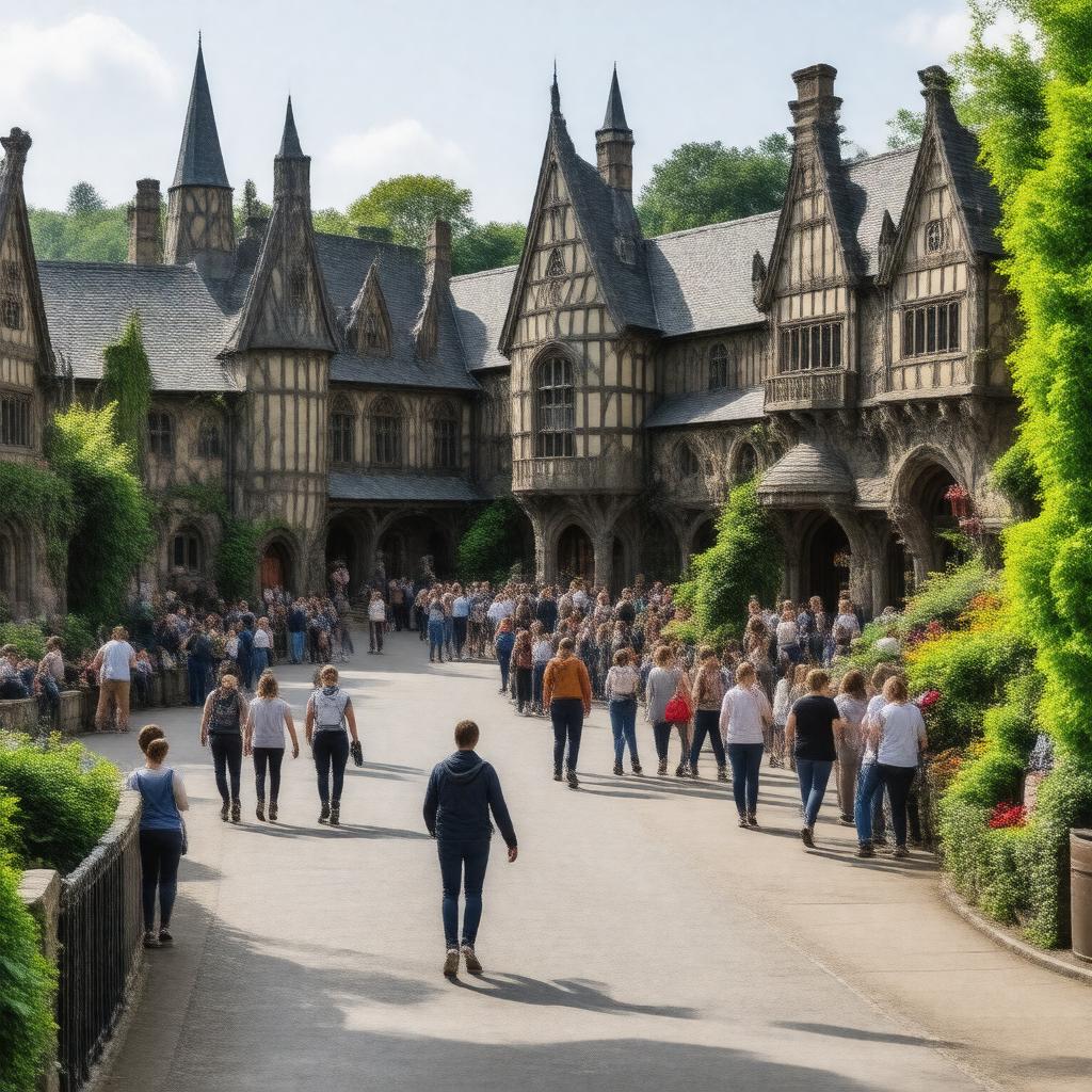 AI-created image of Warner Bros. Studio Tour London