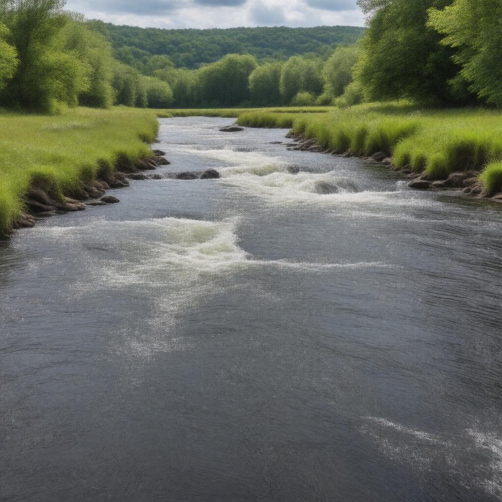 AI-created image of Warner River