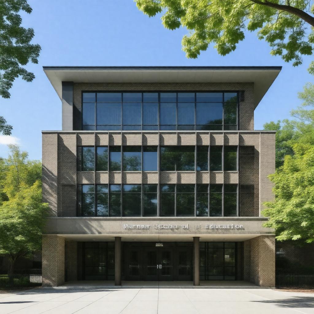 Click to view larger image AI-created image of Warner School of Education