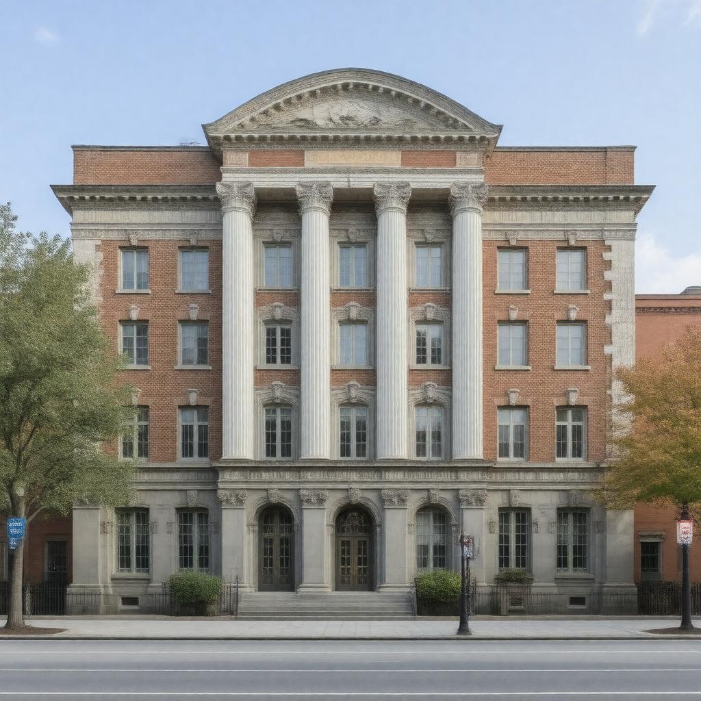 AI-created image of Warren Alpert Medical School