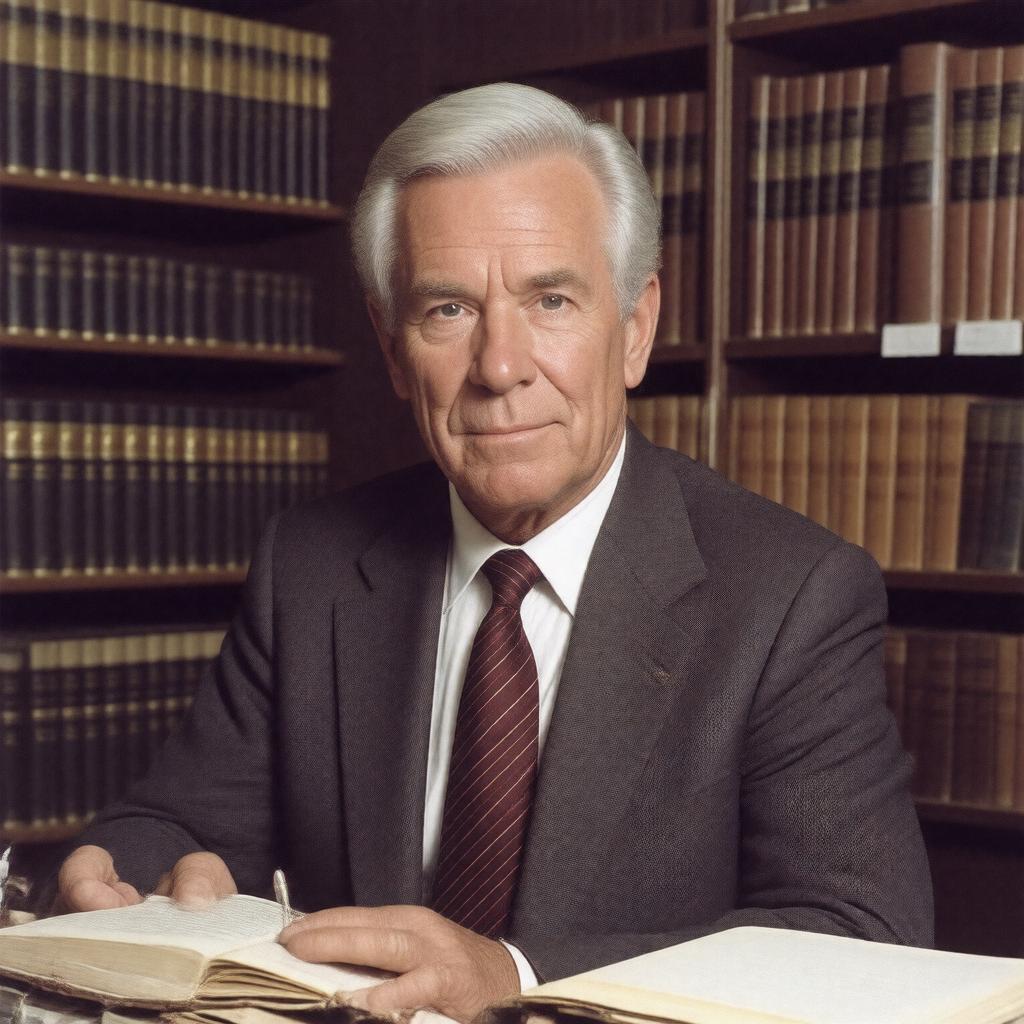 AI-created image of Warren Bennis