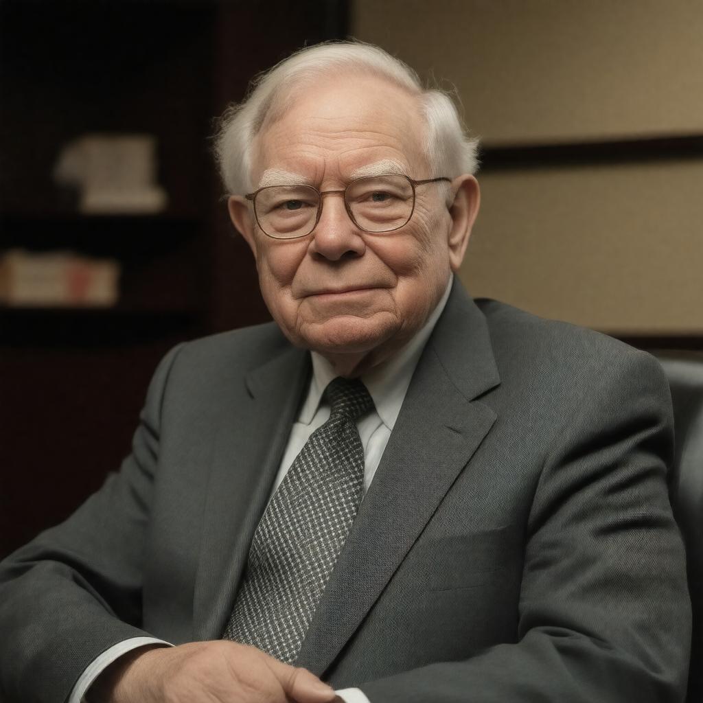 AI-created image of Warren Buffett