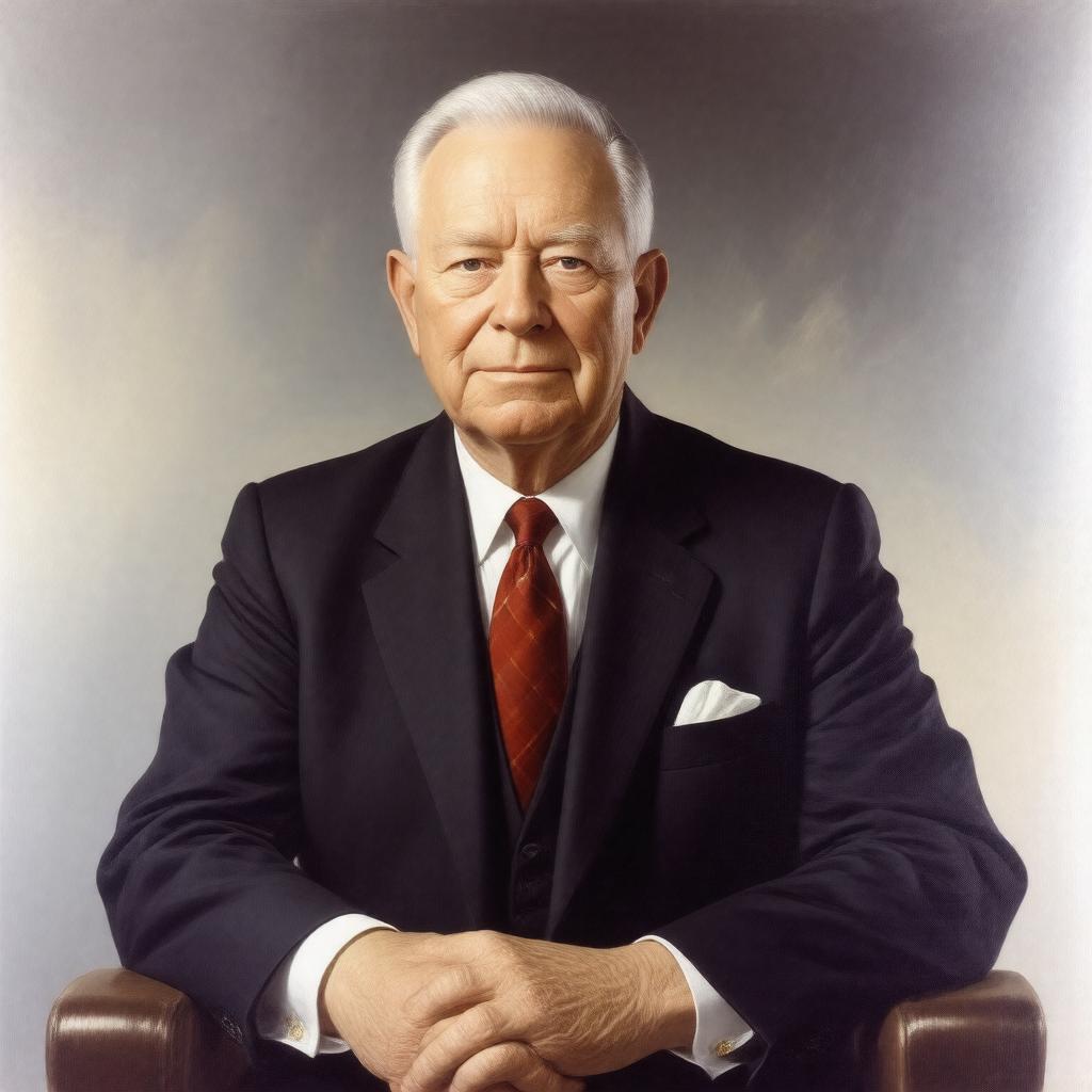 AI-created image of Warren E. Burger