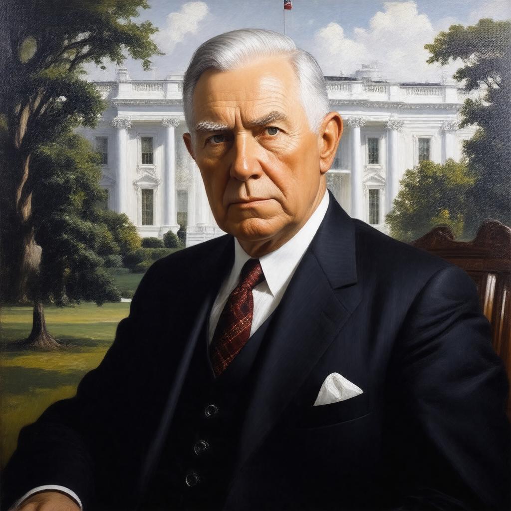 AI-created image of Warren G. Harding