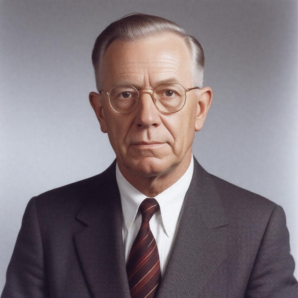 Click to view larger image AI-created image of Warren K. Lewis