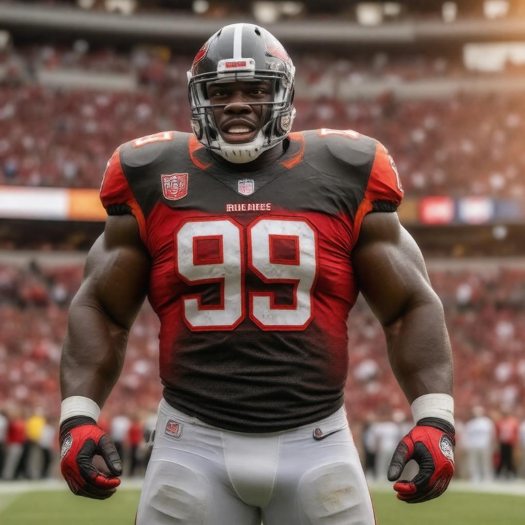 AI-created image of Warren Sapp