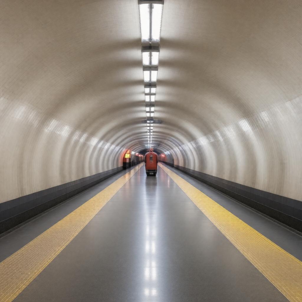 AI-created image of Warren Street Underground station