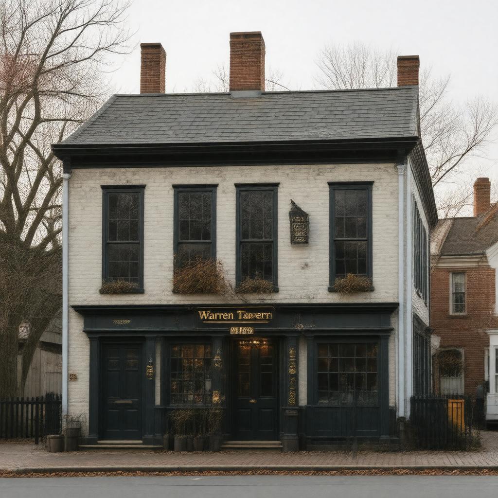 Click to view larger image AI-created image of Warren Tavern