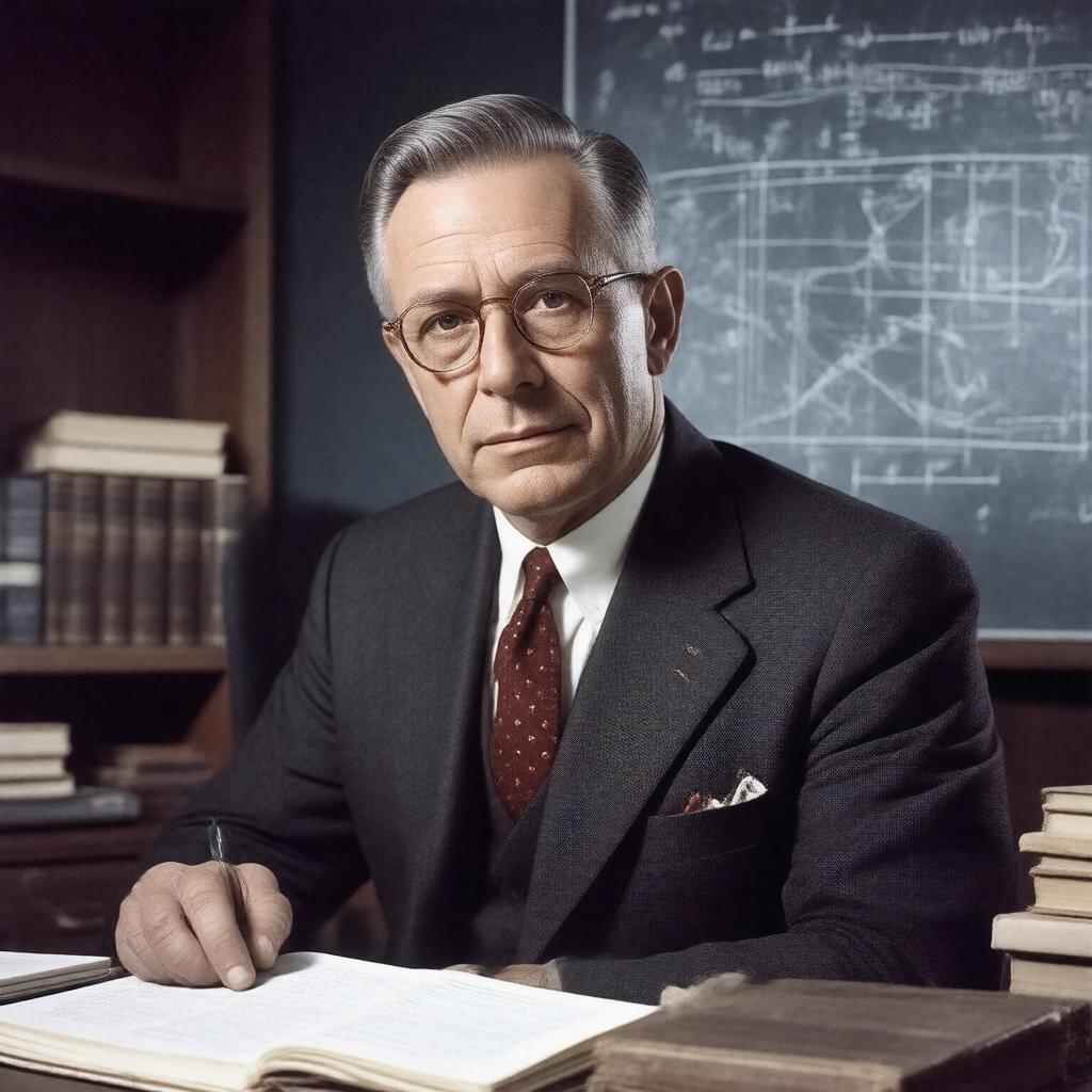 AI-created image of Warren Weaver