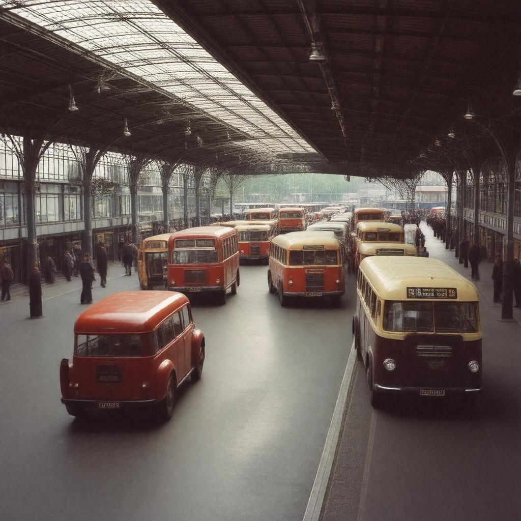 Click to view larger image AI-created image of Warwick Bus Station