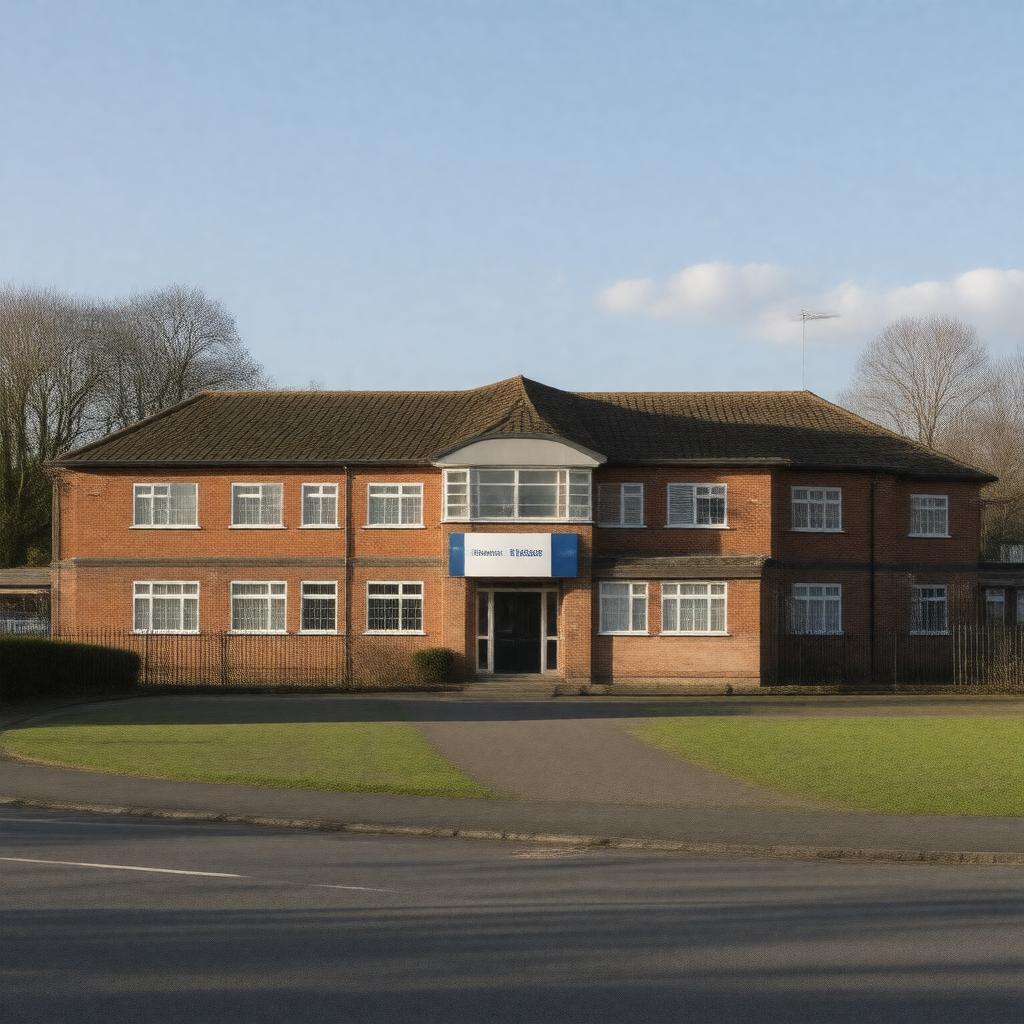 AI-created image of Warwick Hospital