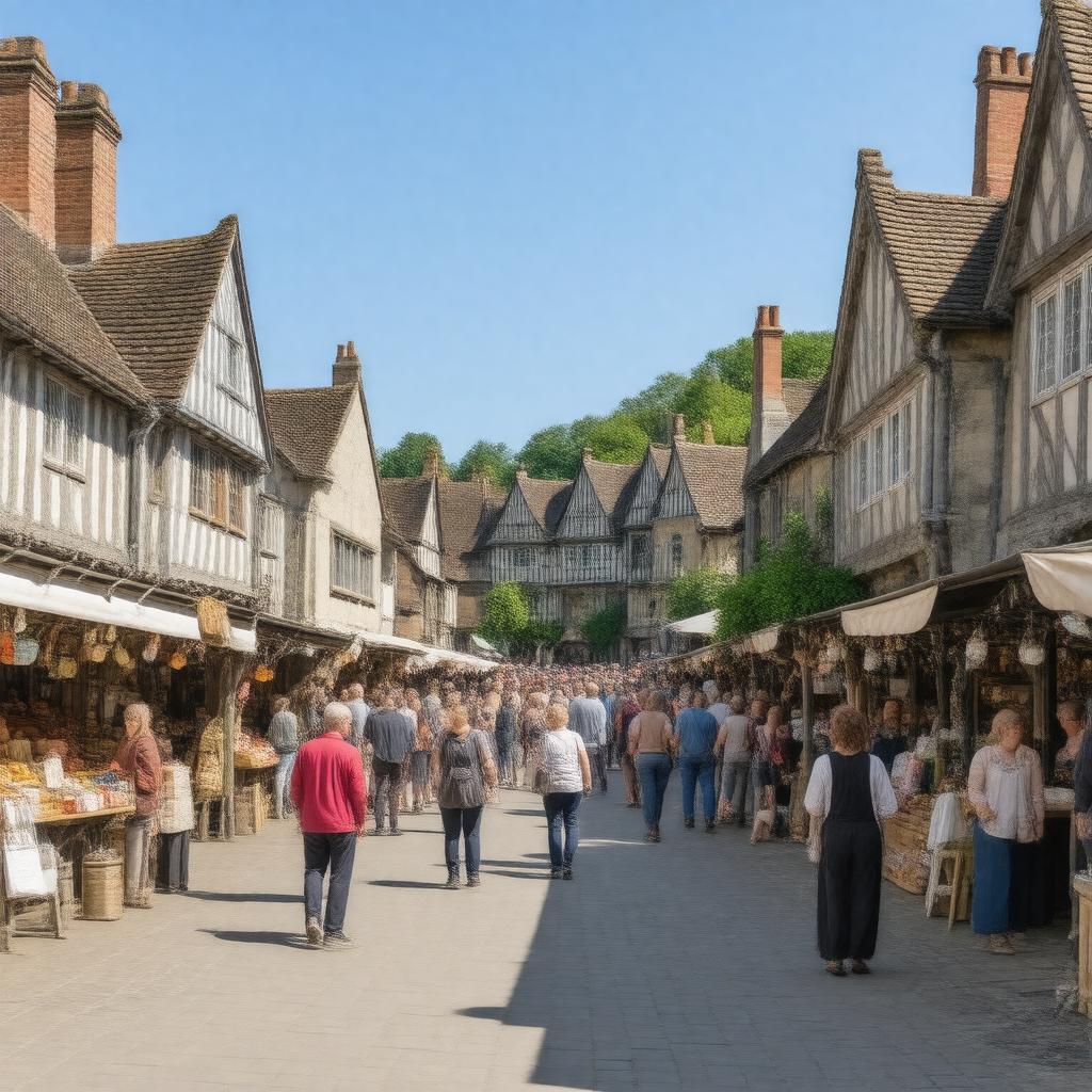 AI-created image of Warwick Market