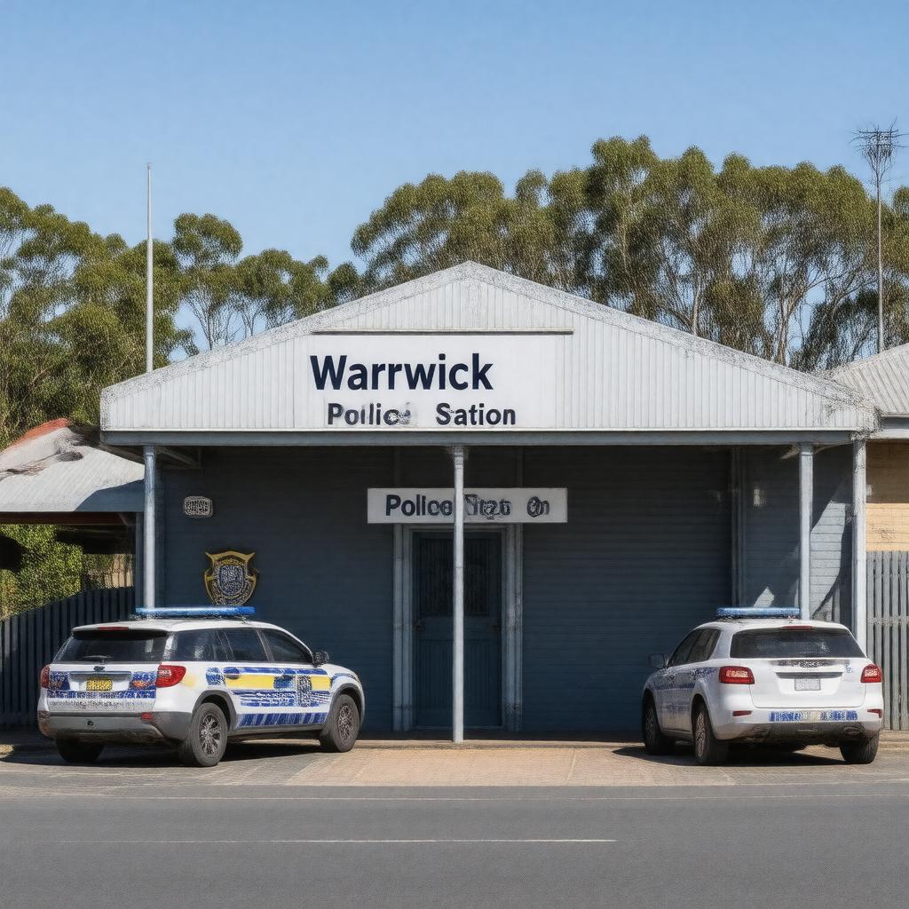AI-created image of Warwick Police Station