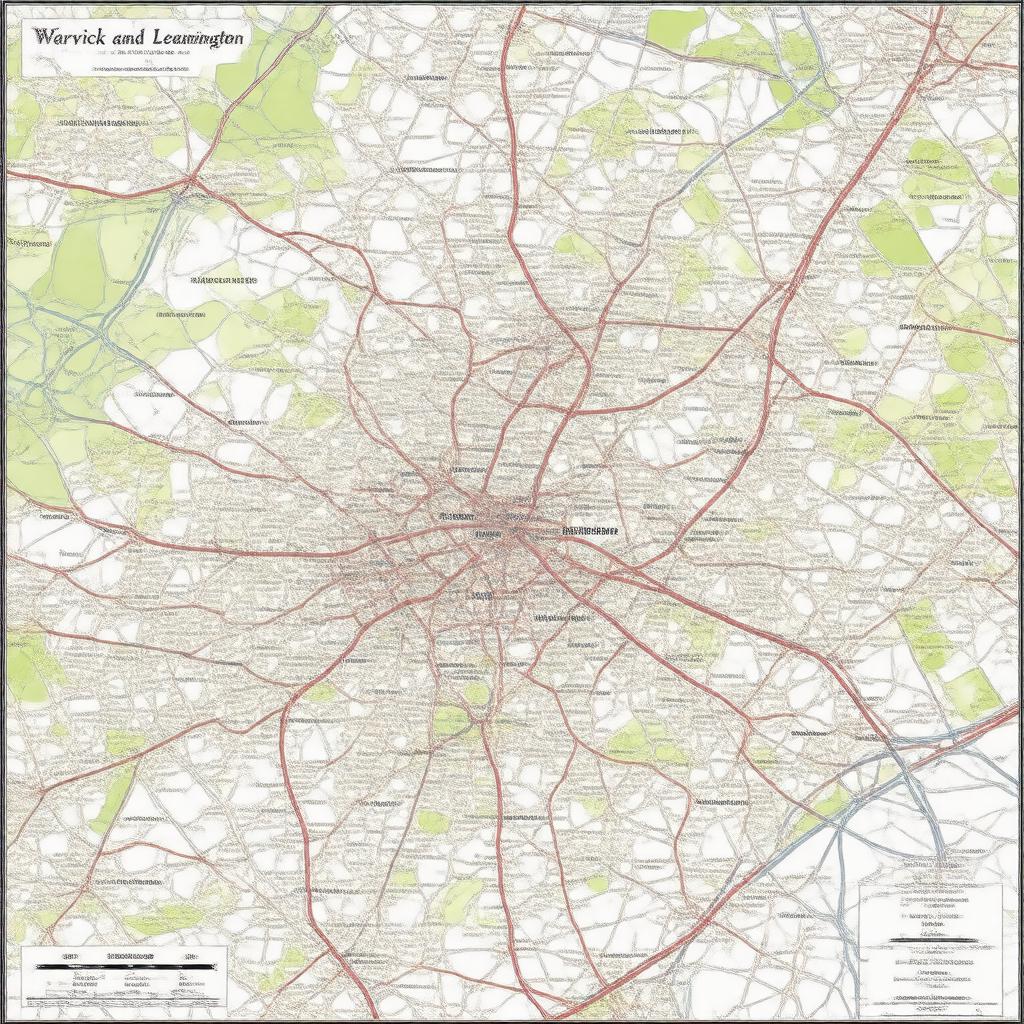 AI-created image of Warwick and Leamington